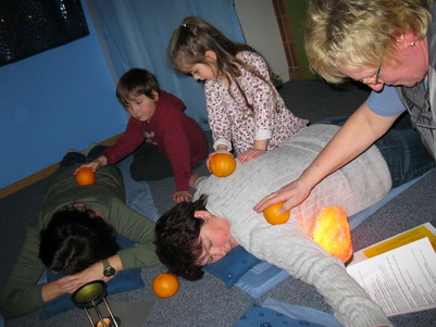 Orangenmassage